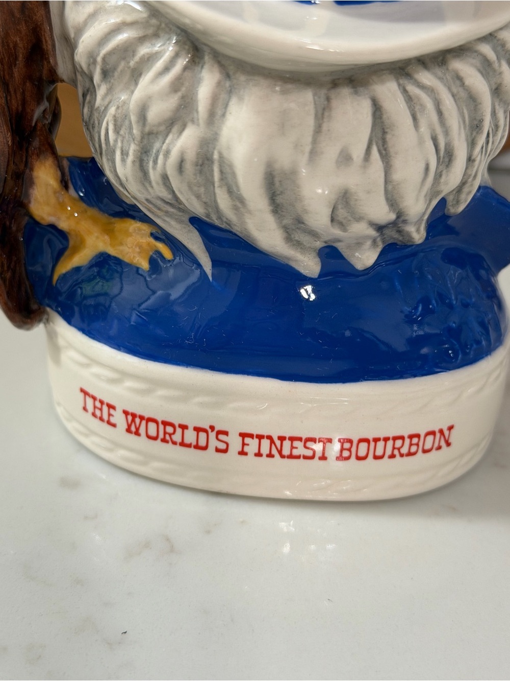 Vintage Royal Doulton Jim Beam Uncle Sam w/Eagle Decanter 1st Of The Series - Picture 7 of 10